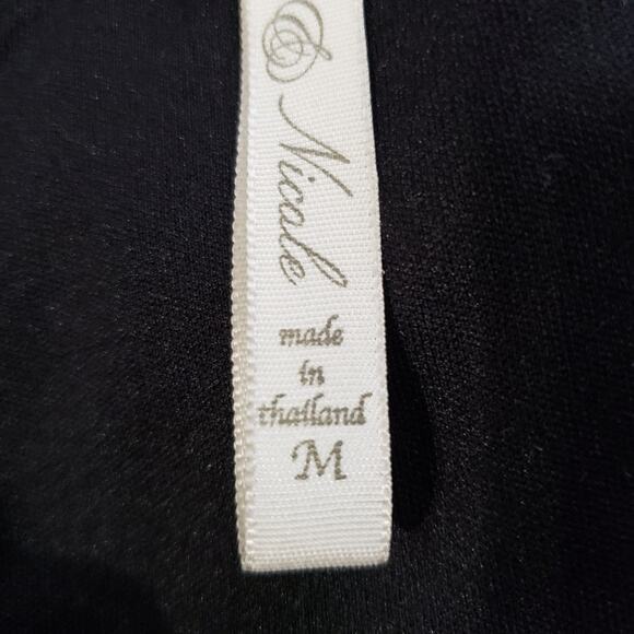 Lea & Nicole Sleeveless Tank Top Lined Career Crochet Mesh Blouse Medium - Picture 11 of 11